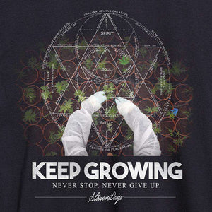 MEN'S KEEP GROWING SACRED GEOMETRY TEE