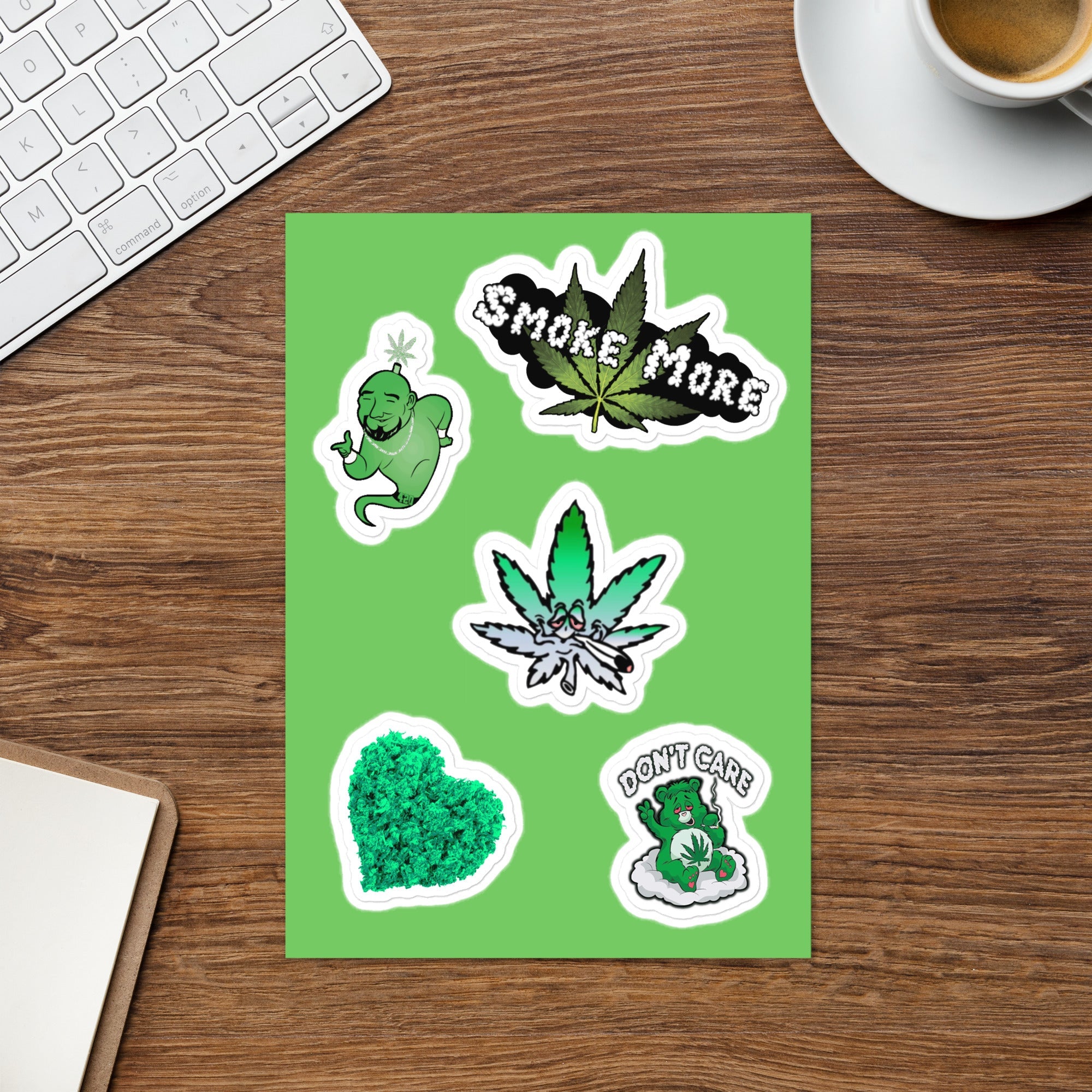 SmokeMore 420 Sticker sheet