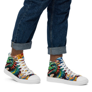 Men’s Acrylic Dragon High Top's