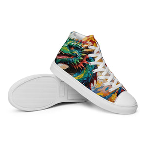 Men’s Acrylic Dragon High Top's