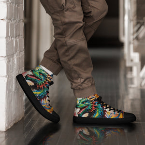 Men’s Acrylic Dragon High Top's