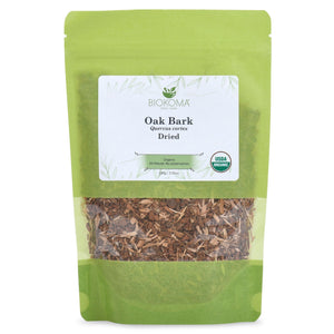 Oak Bark (Quercus cortex) Organic Dried Bark 100g 3.55oz