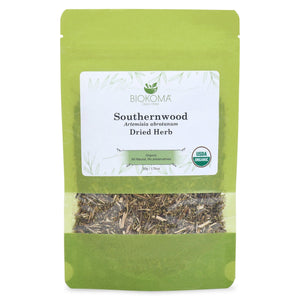 Southernwood (Artemisia abrotanum) Organic Dried Herb 50g 1.76oz