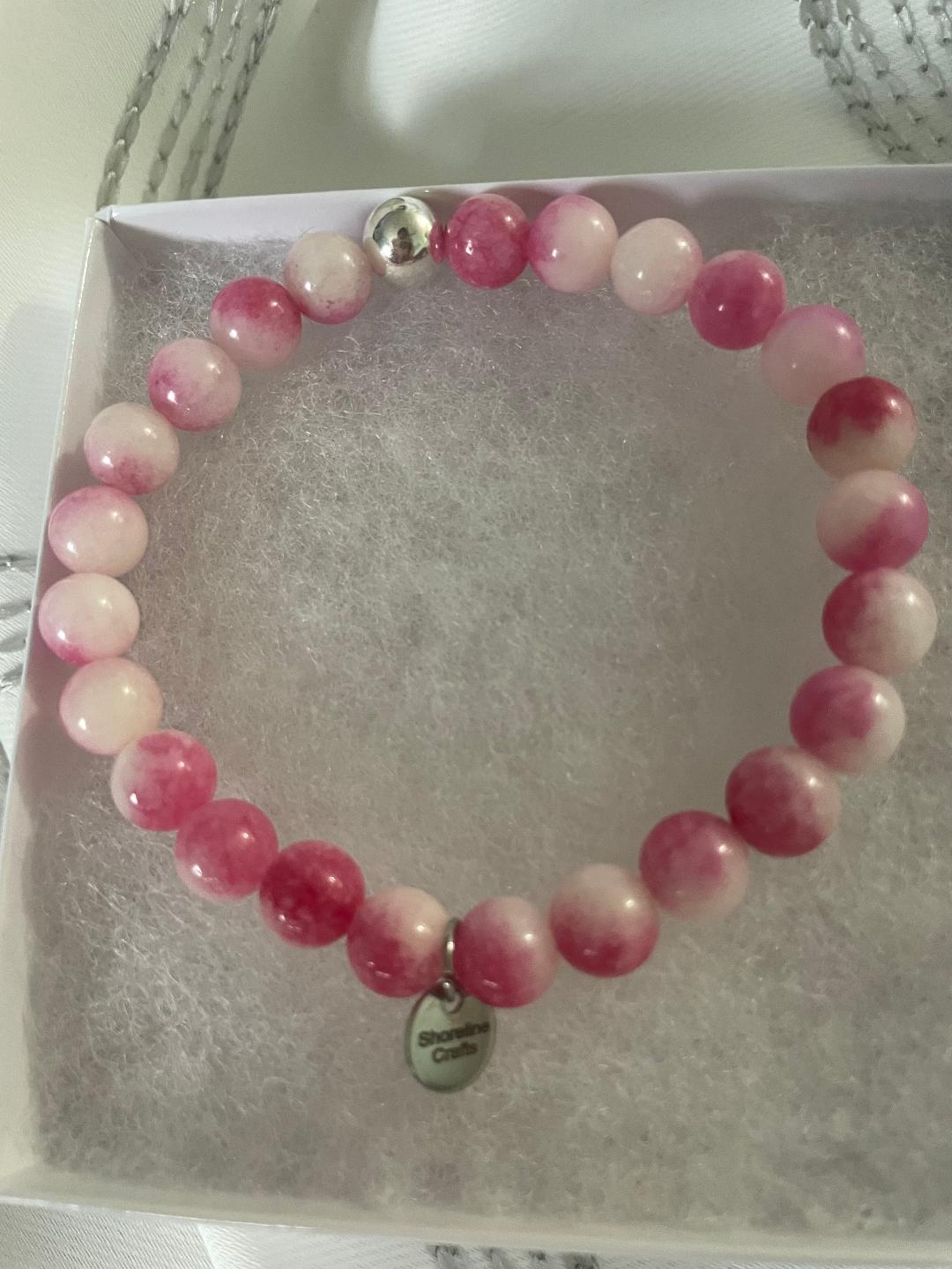 Tourmaline Jade Natural Stone  Bracelet