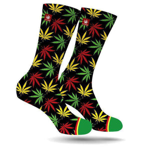 RASTA LEAF CREW SOCKS