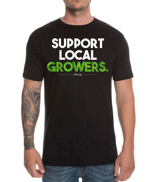 MEN'S SUPPORT LOCAL GROWERS TEE