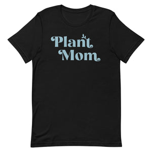 Plant Mom - Women's Cotton t-shirt (light blue)