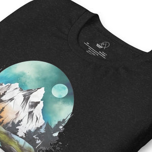 Full Moon Mountain Unisex T-shirt