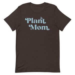 Plant Mom - Women's Cotton t-shirt (light blue)