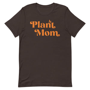 Plant Mom - Women's Cotton t-shirt (orange)