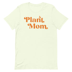 Plant Mom - Women's Cotton t-shirt (orange)