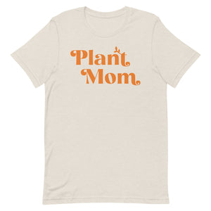 Plant Mom - Women's Cotton t-shirt (orange)