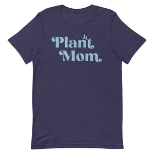 Plant Mom - Women's Cotton t-shirt (light blue)