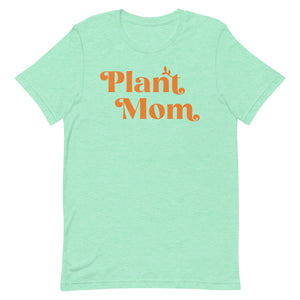 Plant Mom - Women's Cotton t-shirt (orange)