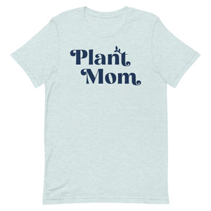 Plant Mom - Women's Cotton t-shirt (navy)