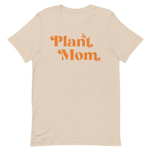 Plant Mom - Women's Cotton t-shirt (orange)