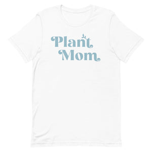 Plant Mom - Women's Cotton t-shirt (light blue)