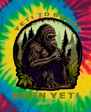 Yeti to Burn Rainbow Tie dye