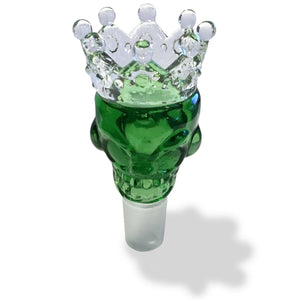19mm Male Green Skull Crown Herb Holder