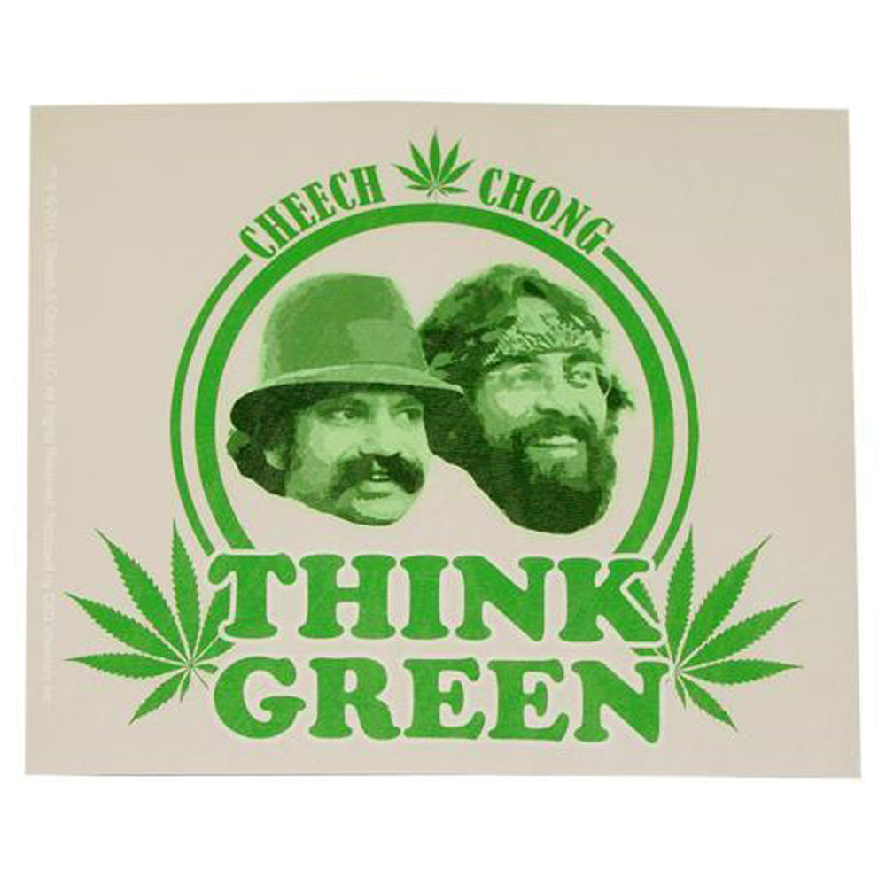Cheech & Chong Sticker - Think Green