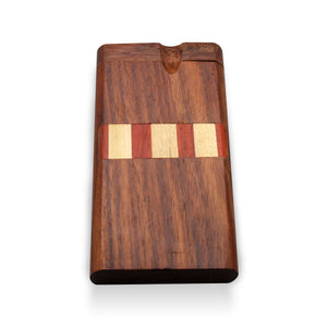 4" Swivel Cap Wooden Dugout - Vertical Stripe