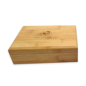 Bamboo Storage Box w/ Rolling Tray Lid
