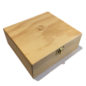 Large Wooden Storage Box w/ Latching Lid & Rolling Jig