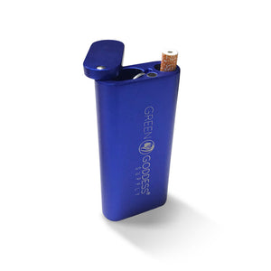 4" Aluminum Dugout with Magnetic Top - Blue