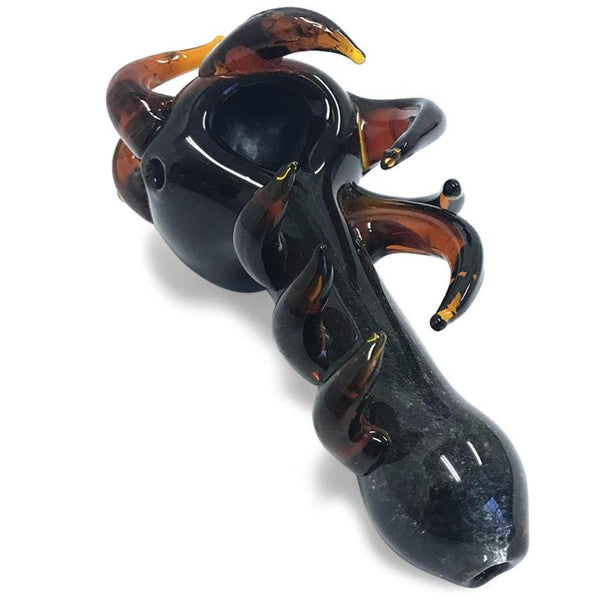 5 Devil Horns Spoon Glass Hand Smoking Pipe